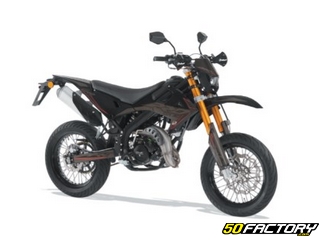 Motocicleta 50cc Drac 50 Supermoto Pro negro Edición